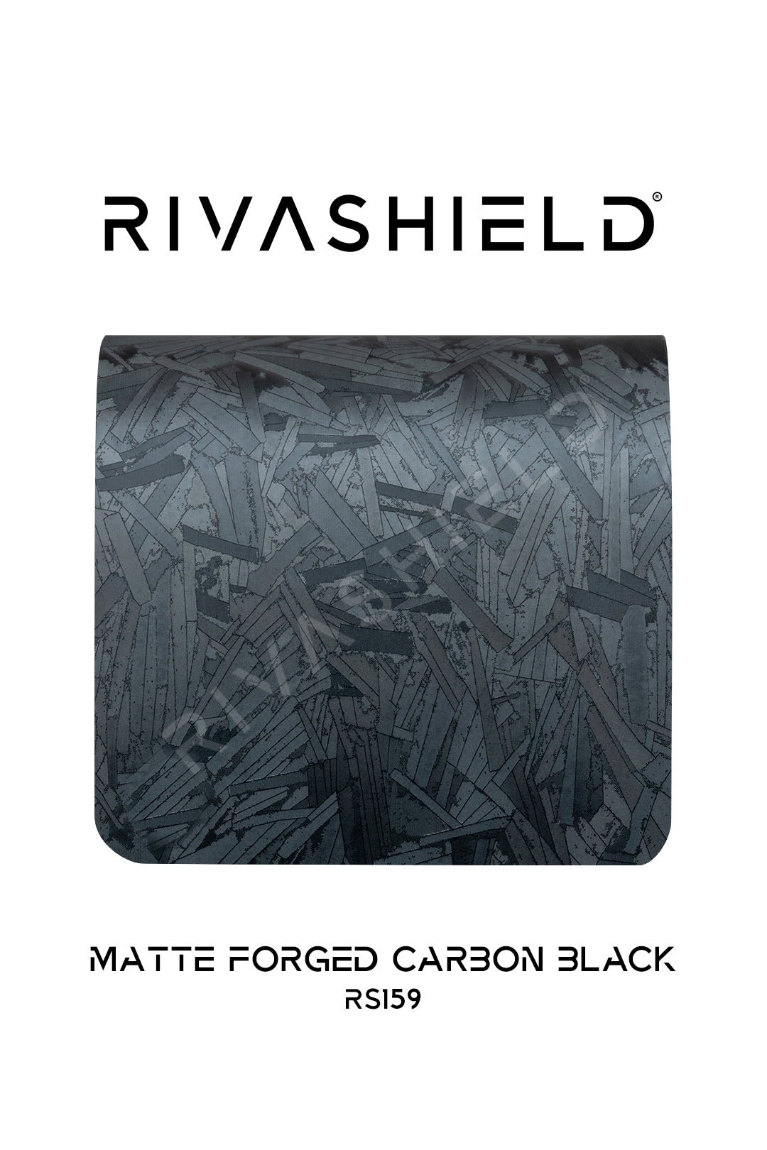 Rivashield COLOR PPF RS159 Matte Forged Carbon Black