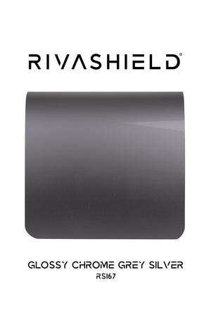 Rivashield COLOR PPF RS167 Glossy Chrome Grey Silver