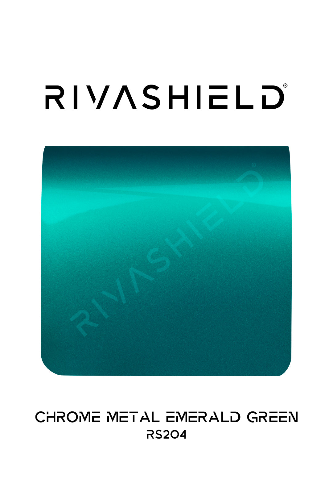 Rivashield COLOR PPF RS204 Chrome Metal Emerald Green