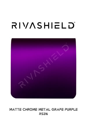 Rivashield COLOR PPF RS216 Matte Chrome Metal Grape Purple