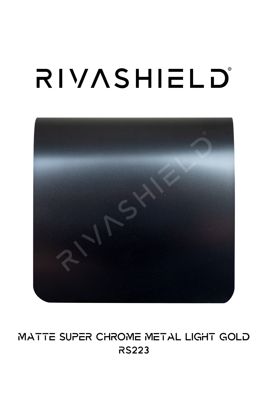 Rivashield COLOR PPF RS223 Matte Super Chrome Metal Light Gold