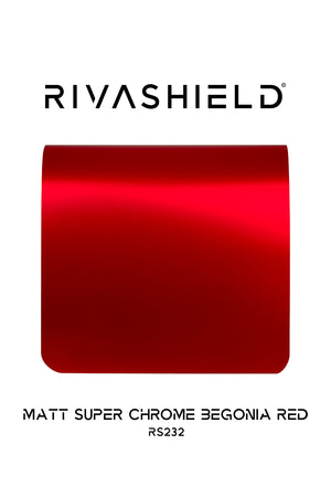Rivashield COLOR PPF RS232 Matt Super Chrome Begonia Red