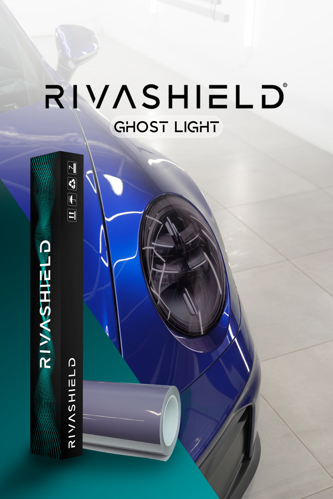 Rivashield GHOST Light PPF Headlight Tinting Film